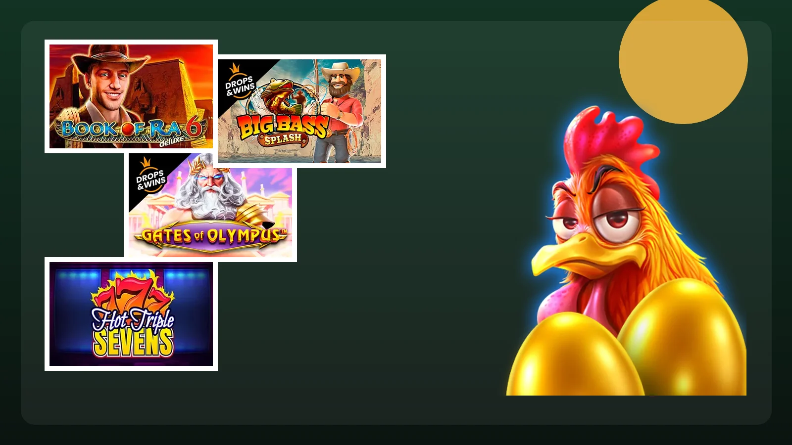 Lobby Winnita con slot e personaggio in stile reference